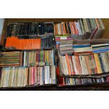 BOOKS, a miscellaneous collection of over 300 novels and factual books in five boxes from various