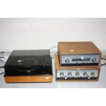 A LEAK STEREO 30 AMPLIFIER , a Leak Troughline Tuner (PAT pass with power link and both power up ,