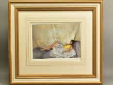 WILLIAM RUSSELL FLINT (1880-1969), 'CECILIA RECLINING', unsigned limited edition print of a female