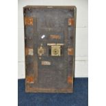 A VINTAGE SAFE LOCKING MECHANISM with six pin closure (no key)