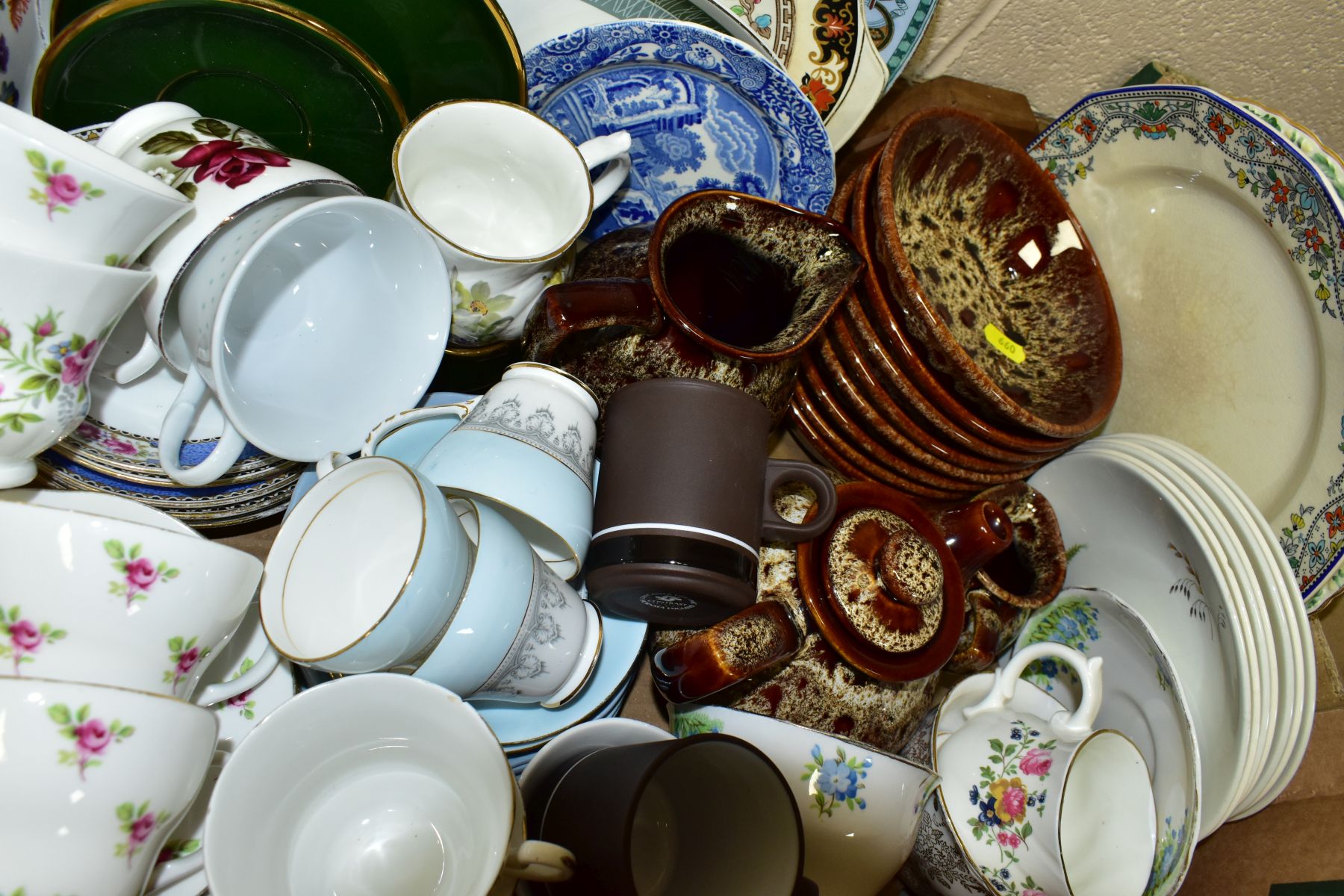 SEVEN BOXES OF CERAMICS AND SUNDRIES, to include Denby Chatsworth tureen and two platters, Denby - Image 6 of 16