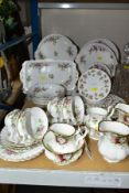 A QUANTITY OF ASSORTED ROYAL ALBERT TEA AND DINNER WARES, comprising Celebration pattern:- two