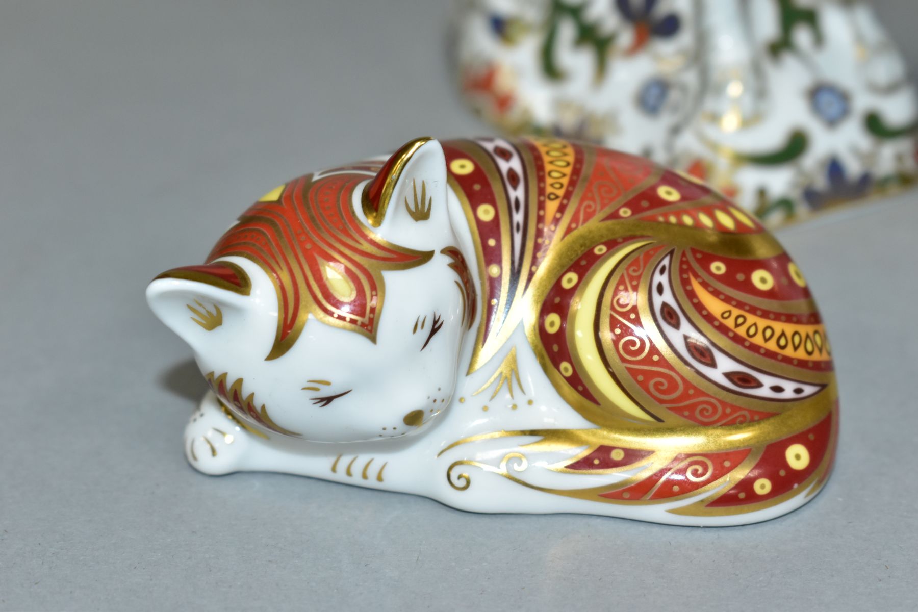 THREE ROYAL CROWN DERBY PAPERWEIGHTS, 'Parson Jack Russell Terrier' no stopper and scratched to side - Image 2 of 10