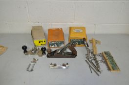 A STANLEY No 75 PLANE, a Stanley No 71 Router plane with 2 spare cutters and fence, a Ross No 4