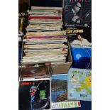 TWO BOXES OF LP RECORDS, to include Jazz - Chet Atkins, Charlie Byrd, Classical - Yehudi Menuhin,
