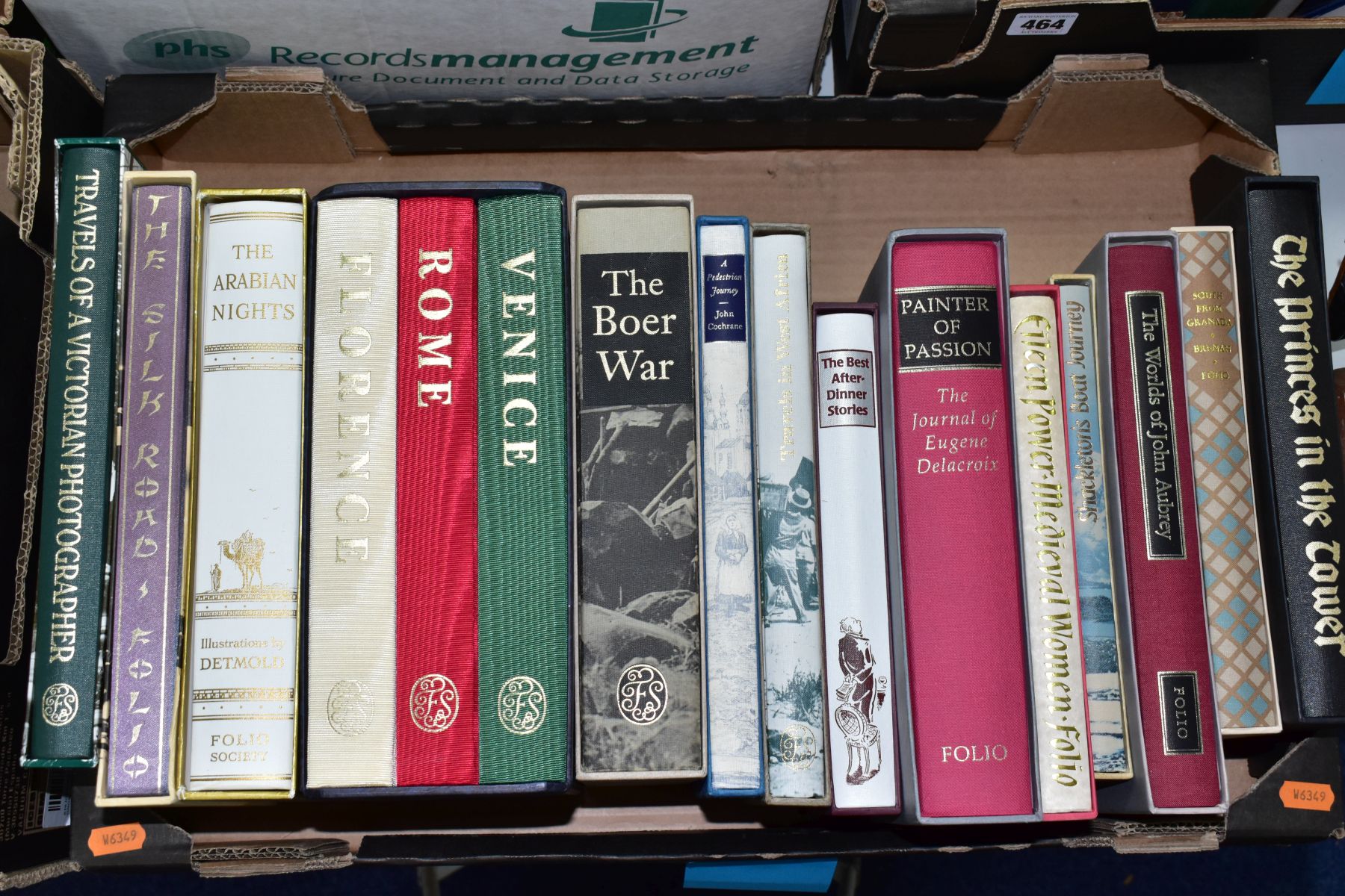 FOLIO SOCIETY BOOKS, sixteen titles from the Publisher comprising Travels of a Victorian