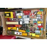 A QUANTITY OF UNBOXED AND ASSORTED PLAYWORN DIECAST VEHICLES, to include Dinky Toys Aveling-