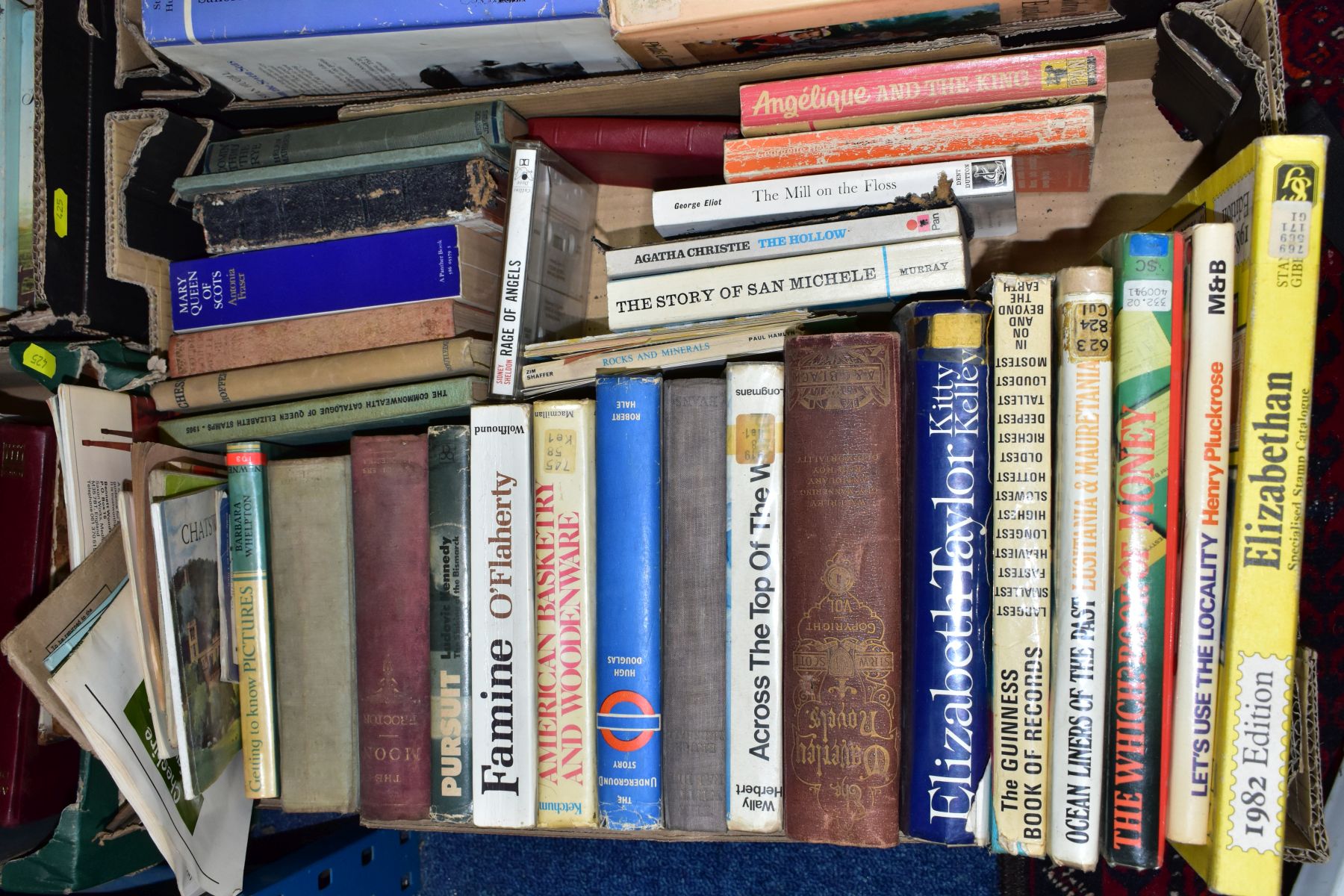 SEVEN BOXES OF BOOKS, including novels, art and antiques reference, including price guides and - Image 4 of 9