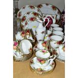 A COLLECTION OF ROYAL ALBERT 'OLD COUNTRY ROSES' TEA, COFFEE, DINNER AND ORNAMENTAL WARES,