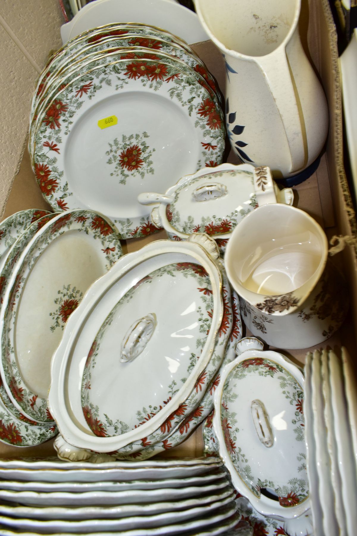 SEVEN BOXES OF CERAMICS AND SUNDRIES, to include Denby Chatsworth tureen and two platters, Denby - Image 8 of 16