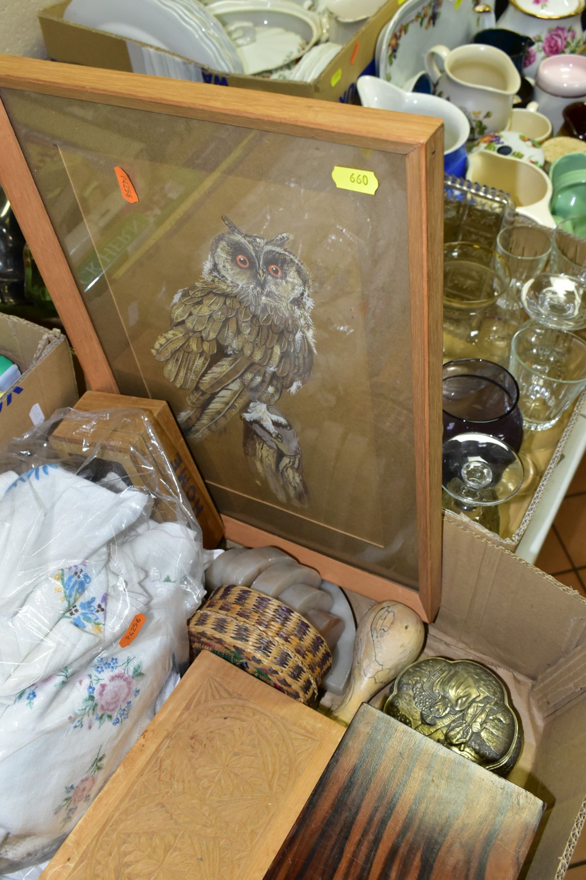 SEVEN BOXES OF CERAMICS AND SUNDRIES, to include Denby Chatsworth tureen and two platters, Denby - Image 16 of 16