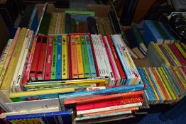 THREE BOXES OF CHILDRENS BOOKS to include Ladybird, Purnell and Grolier Walt Disney, Magic