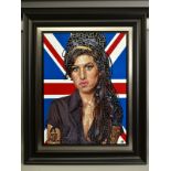 PAUL NORMANSELL (BRITISH 1978), 'AMY WINEHOUSE - BEST OF BRITISH', a portrait of the former popstar,