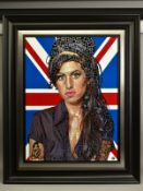 PAUL NORMANSELL (BRITISH 1978), 'AMY WINEHOUSE - BEST OF BRITISH', a portrait of the former popstar,