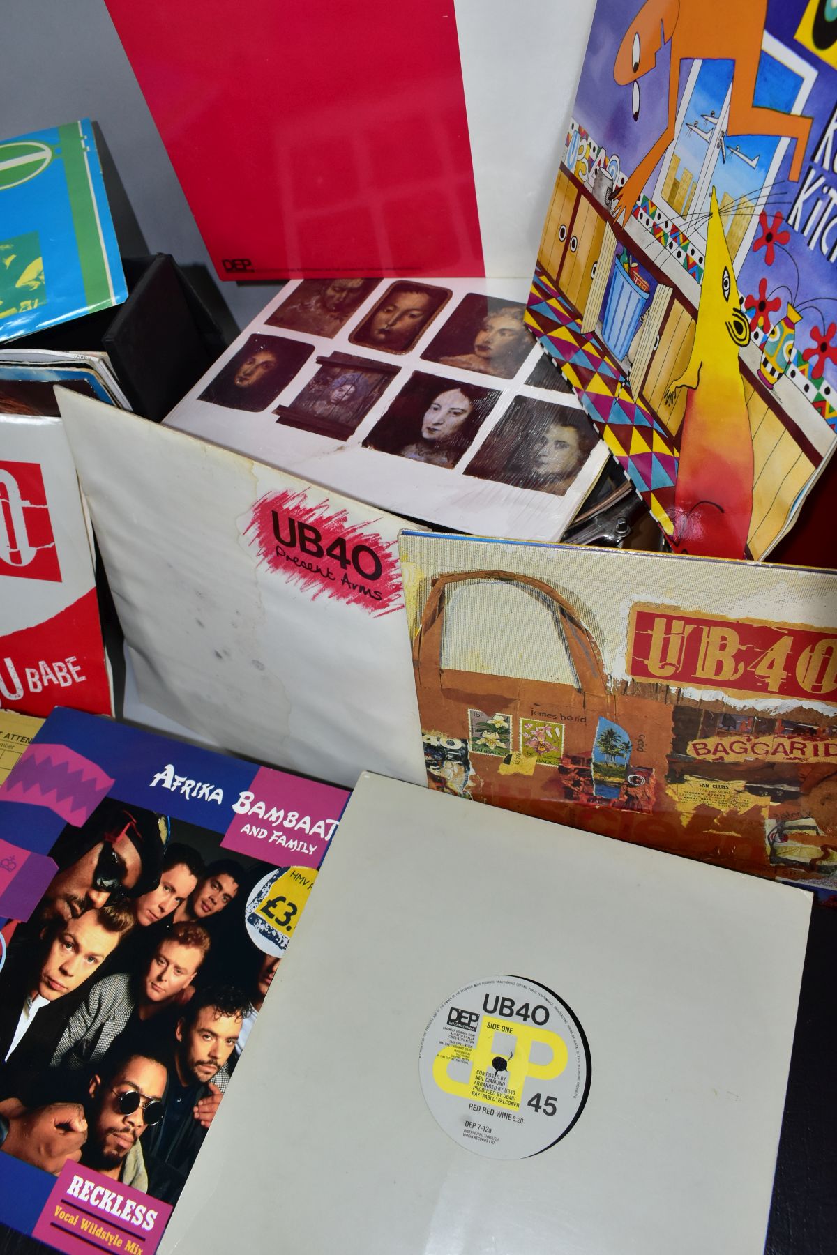 SIXTEEN LP'S AND 12 INCH SINGLES by UB40 including Baggariddim, Signing Off, Rat in the Kitchen, - Image 2 of 3