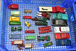 A QUANTITY OF UNBOXED AND ASSORTED PLAYWORN DIECAST VEHICLES, to include Corgi Toys Riley
