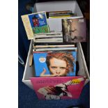 TWO BOXES CONTAINING OVER SEVENTY LP'S AND 12'' SINGLES, mostly from the 1980's including Status