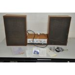 A VINTAGE LEAK STEREO 30 AMPLIFIER and a pair of Rogers Ravensbrook Speakers 20w at 8 Ohm and