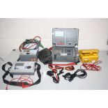 FOUR ITEMS OF ELECTRICAL TEST EQUIPMENT comprising of a Robin 3131 Insulation - Continuity Tester, a