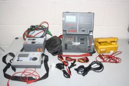 FOUR ITEMS OF ELECTRICAL TEST EQUIPMENT comprising of a Robin 3131 Insulation - Continuity Tester, a