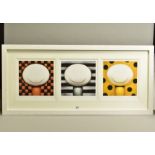 DOUG HYDE (BRITISH 1972) 'BRONZE, SILVER, GOLD' a limited edition print 142/395 depicting three
