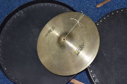 A PAIR OF ZILDJIAN A QUICKBEAT HI HAT CYMBALS, made in USA (no cracks or splits and don't appear