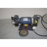 A VINTAGE RECORD POWER BENCH GRINDER, a Brandex Charge and Start (both PAT pass and working), an