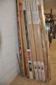 A SELECTION OF LAMINATE FLOORING FLORING including three packs of Atkinson and Kirby Premium white