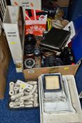 PHOTOGRAPHIC AND SUNDRY ITEMS ETC, to include Schneider - Kreuznach 150mm f5.6 componon-S lens,