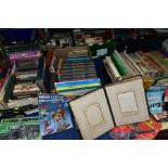 SIX BOXES OF BOOKS, including vintage children's books, antiques reference and price guides, car