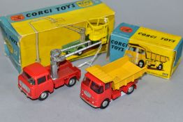 A BOXED CORGI TOYS GIFT SET, No 14, contains FC Jeep Tower Wagon, No 409 but is missing lamp