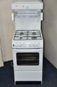 A NEW WORLD GAS OVEN with eye level grill.