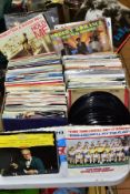 A BOX OF APPROXIMATELY TWO HUNDRED AND FIFTY 7'' SINGLES, mostly 1980's to include Rock and Pop -