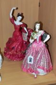 A ROYAL DOULTON LIMITED EDITION FIGURE 'CARMEN' HN3993, No. 5544/12500 and a Coalport limited