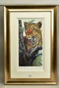 ROLF HARRIS (AUSTRALIA 1930) 'ALERT FOR PREY' a limited edition print of a Leopard 69/195, signed to