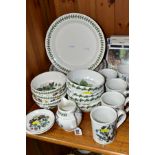 A SMALL QUANTITY OF PORTMEIRION BOTANIC GARDEN AND POMONA PATTERN WARES, comprising two coasters,