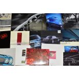JAGUAR BROCHURES AND POSTERS, a collection of over fifty Jaguar Car brochures (small number of