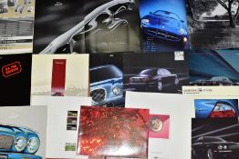 JAGUAR BROCHURES AND POSTERS, a collection of over fifty Jaguar Car brochures (small number of