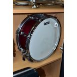 A TAMA STARCLASSIC 14 INCH X 5 INCH SNARE DRUM, in translucent cherry birch finish