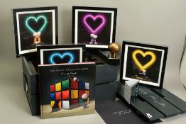 DOUG HYDE (BRITISH 1972) 'BOX OF LOVE' a limited edition box set comprising a 13cm bronze sculpture,