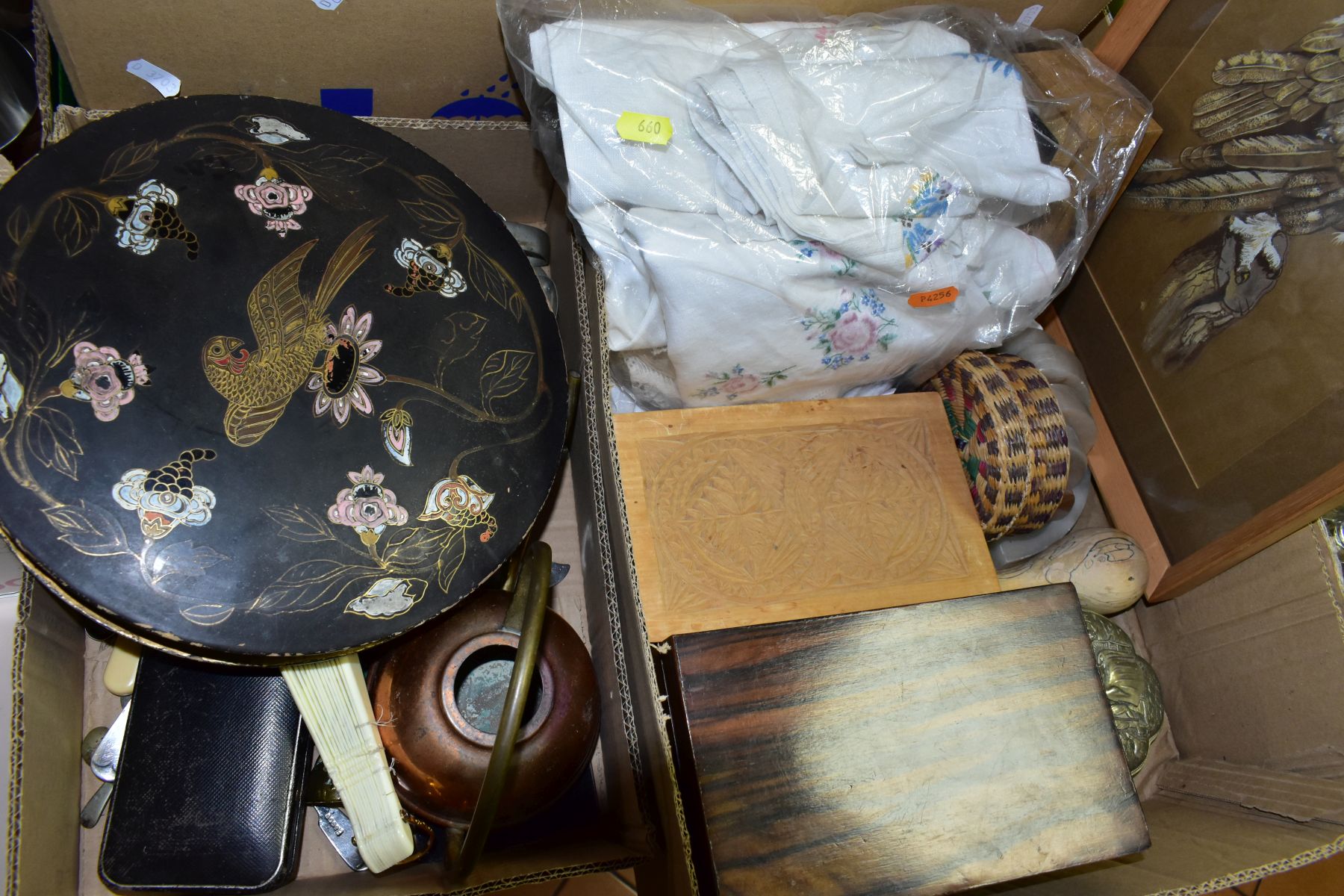 SEVEN BOXES OF CERAMICS AND SUNDRIES, to include Denby Chatsworth tureen and two platters, Denby - Image 15 of 16