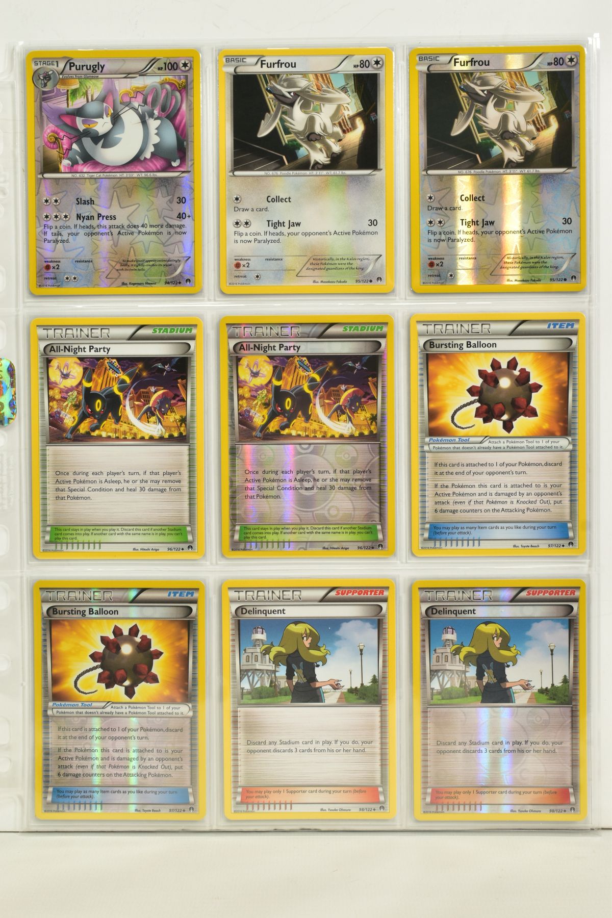 A COLLECTION OF ASSORTED POKEMON CARDS, to include complete master sets of XY Breakpoint, XY Roaring - Image 59 of 108