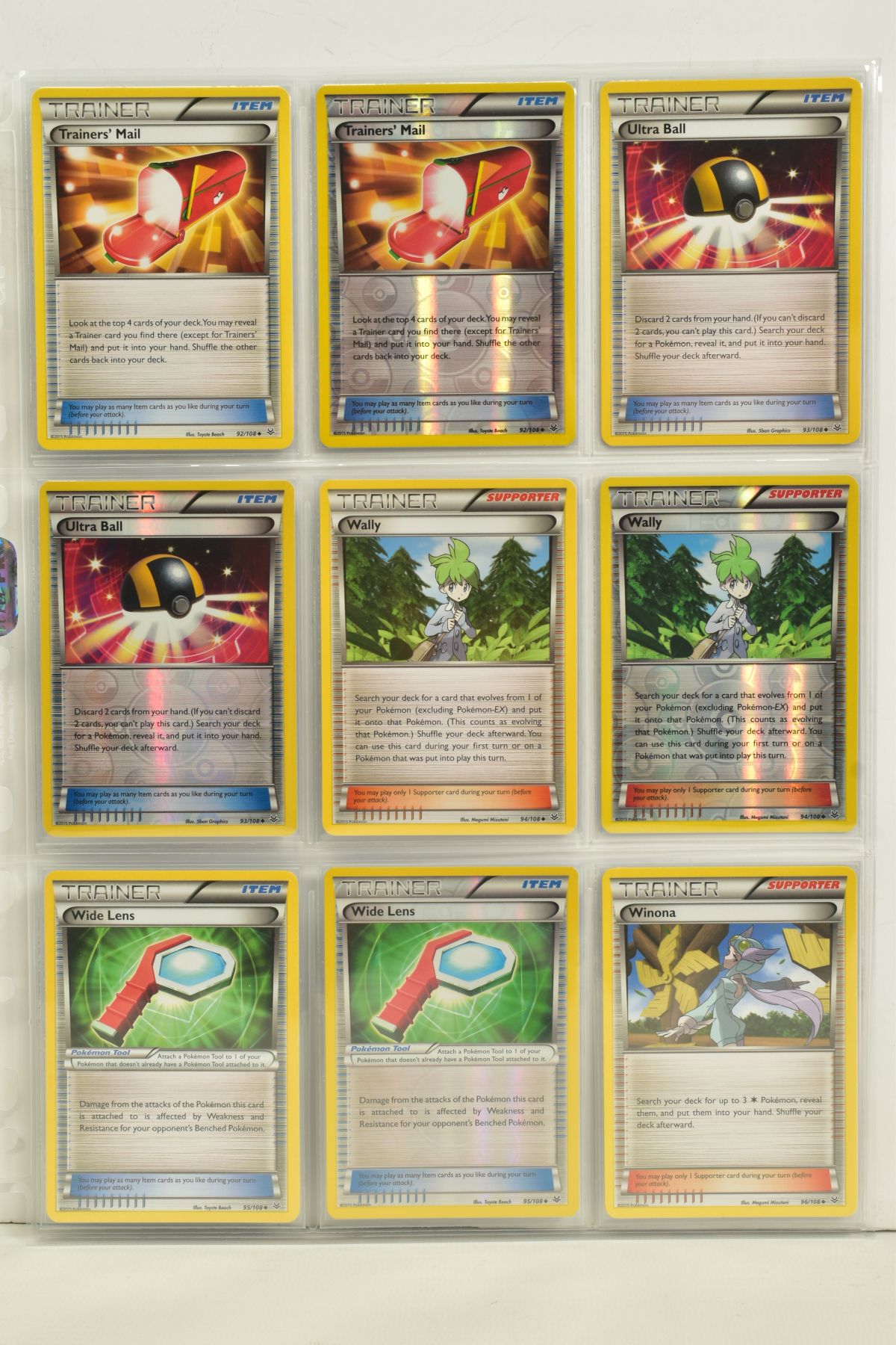 A COLLECTION OF ASSORTED POKEMON CARDS, to include complete master sets of XY Breakpoint, XY Roaring - Image 84 of 108