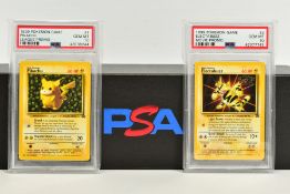 A QUANTITY OF PSA GRADED WIZARDS OF THE COAST POKEMON BLACK STAR PROMO CARDS, all date from 1999