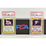 A QUANTITY OF PSA GRADED POKEMON 1ST EDITION FOSSIL SET CARDS, assorted cards between numbers 3