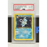 A PSA GRADED POKEMON 1ST EDITION TEAM ROCKET SET DARK BLASTOISE HOLO CARD, (3/82), graded GEM MINT