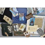 POSTCARDS, a collection of over three hundred and seventy five postcards in one album and loose