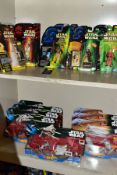 A QUANTITY OF ASSORTED STAR WARS FIGURES AND MODELS, Kennes/Hasbro figures from the Episode 1, Power
