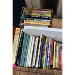 BOOKS, two boxes containing approximately thirty eight titles relating to Art and Crafts, subjects