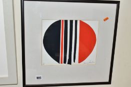SIR TERRY FROST (1915-2003)' RED, BLACK AND WHITE' an abstract limited edition screen print 2/100,